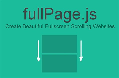 scroller home page|fullPage.js .
